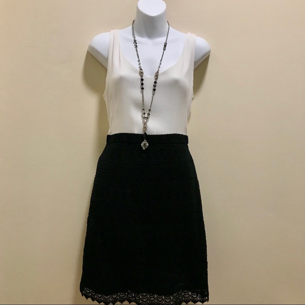 🎊HOST PICK🎊 LOFT Mixed Media Shift Dress
